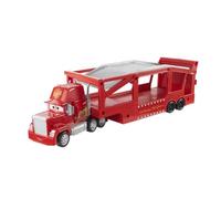 Cars Camión Mack transporte de coches Pista para coches de juguete plegable, regalo para niños y niñas +3 años (Mattel HDN03)