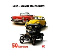 Cars - Classic and Modern: 50 Illustrations to Enjoy: A coloring book with 50 unique car illustrations, perfect for relaxation and creative fun.