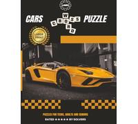 Cars Crossword Puzzles: Fueled by Fun, Designed for Teens, Adults & Seniors | 8.5 x 11 inches | Easy to Read, Large Print | Gift for Vacations, Travel and Relaxation