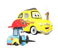 Cars de Disney y Pixar Diecast Vehículo de Juguete Rescate Luigi y Guido para niños de 3 años en adelante