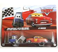 Cars Disney Pixar Pack 2 Coches Metal 1:55 - Doble Clutch Daley & Jet Robinson