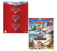 Cars I - III (Complete) - Planes I and II (Complete) - Walt Disney 2 Movie Bundling Blu-ray