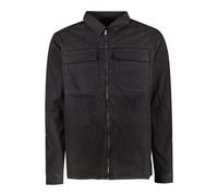 Cars Jeans Ronzo Shirt Zip Twill Gmd Black Talla: S | Manga Larga Outlet | Hombre | Negro