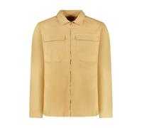 Cars Jeans Ronzo Shirt Zip Twill Gmd Sand Talla: S | Camisas Casuales Outlet | Hombre | Marrón