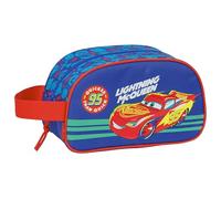 Cars - Neceser Escolar Infantil Mediano con Asa, Neceser Infantil, Adaptable a Carro, Fácil Limpieza, Cómodo y Versátil, Calidad y Resistencia, 26x12x15 cm