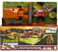 Cars Playset Pista Fuga Frank Stunt Race 3 Vehículos Saetta Mcqueen Mattel HRX48