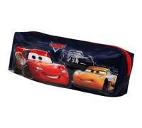 Cars Portatodo Negro Rectangular con Cremallera Resistente