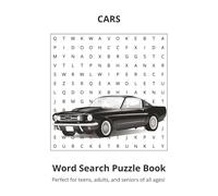 Cars Puzzle Book: Cars Word Search Puzzle Book: Word Searches with Easy to Read Print About Cars, Car Maintenance, Automotive Parts | 6x9 inches, 110 ... Vacations, Gifts, and Leisure Activity