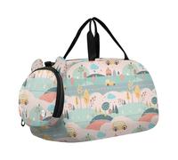 Cars Road Mountain - Bolsa de deporte multifuncional para gimnasio, con compartimento para zapatos, para práctica escolar, deportes, viajes
