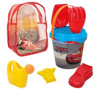 COLORBABY - Set Mochila Beach Cars - Cubo con Accesorios D18 + Moldes 48223