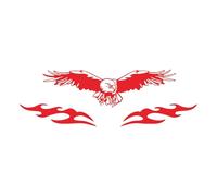 Cars Stickers - Eagle Pattern Decal | Waterproof Graphic With Uv Resistance Feature, Vehicle Decor With Diy Styling Use, Auto Category Adhesive Art For Hood Truck Exterior