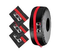 Cars Tire Covers - 4 Pieces Spare Wheel Storage Bag with Handle, Heavy Duty Tire Cover for Camping, Overlanding Garage, Road Trip Offroad Travel Motorhome, Truck Trailer Vehicle