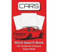 Cars Word Search Book: Find Words about Cars, Automotive Parts, and more, 50+ Puzzles, Easy to Read Print, 6x9 inches, 110pages | Great for Vacations, Holiday Trips, and Relaxing