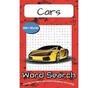 Cars Word Search: Cars Word Search Puzzle Book: Word Searches with Easy to Read Print about all things cars, automative. | 6x9 inches, 110 pages |50 + ... Gift for Vacations, Birthdays, and Relaxing