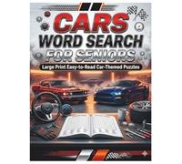 Cars Word Search for Seniors: Large Print Easy-to-Read Car-Themed Puzzles