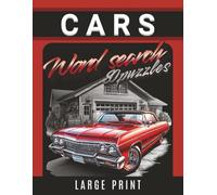 Cars Word Search Puzzle Book: 80 Automotive-Themed Puzzles about Cars, Automobiles, and Driving for Adults, Teens & Seniors | Fun Brain Workout Activity Book (8.5x11, 120 Pages, Large Print)
