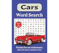 Cars Word Search Puzzle Book: Fun Word Search with easy to read print about cars, car parts, American cars and foreign cars. 6x9 inches, 110 pages, 50 ... Gifts for holidays, vacations and free time.
