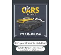 Cars - Word Search Puzzle Book: Word Search Puzzle Book: Word Searches about Car Models, Car Brands, Car Parts and More | 6x9 inches, 110 pages | 50+ ... Car Enthusiasts, Puzzle Lovers, Educational
