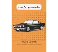Car's Word Search Puzzle Book: Word Search With Easy to Read Print about Cars, Cars Racing and More|6x9 inches,110 pages...Gift For Vacations, Holidays and Free Times.