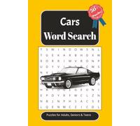 Cars Word Search Puzzle Book: Word Searches with Easy to Read Print about Automotives, Vehicles, Cars and More | 6x9 inches, 110 pages | 50+ ... Vacations, Holidays, Birthdays & Free times