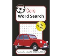 Cars Word Search Puzzle Book: Word Searches with Easy to Read Print about Cars, Auto Parts and More | 9x6 inches, 110 Pages | 50+ Puzzles... Great for Road Trips, Study Breaks, and Puzzle Lovers