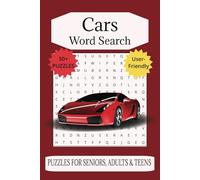 Cars Word Search Puzzle Book: Word Searches with Easy to Read Print about Cars, Automobile, Vehicle and More | 6x9 Inches, 110 Pages | 50+ Puzzles... Gift for Holidays, Free Times and Vacations
