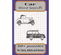 Cars Word Search Puzzle Book: Word Searches with easy to Read print about Cars, Automobiles, Car Mechanics and more. 6 X 9 inches, 110 pages, 50 + ... gift for Holidays, Vacations and free times.