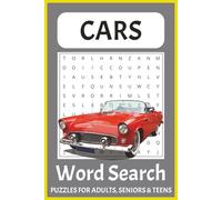 Cars Word Search Puzzle Book: Word Searches with Easy to Read Print about Cars, Automobiles, Travel, and More | 6x9 inches, 110 pages | 50+ Puzzles ... Gift for Vacations, Holidays and Free Times