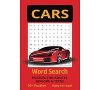 Cars Word Search Puzzle Book: Word Searches with Easy to Read Print about Cars, Automobiles, Vehicles and More