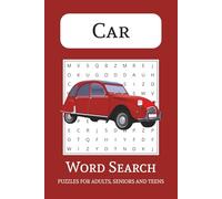 Cars Word Search Puzzle Book: Word Searches with Easy to Read Print about Cars, Automotive, Trucks and More | 6x9 inches, 110 pages | 50+ Puzzles ... Gift for Vacations, Holidays and Free Times