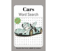 Cars Word Search Puzzle Book: Word Searches with Easy to Read Print about Cars, Car parts, Racing, and More | 6x9 inches, 100 pages | 50 Puzzles | Gifts for Vacations, Holidays and Free Times