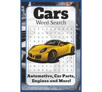 Cars Word Search Puzzle Book: Word Searches with Easy to Read Print about Cars, Engines, Racing and more | 6x9 inches, 110 pages | 50+ Puzzles … Gift for Vacations, Holidays, and Free Times