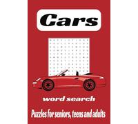 Cars Word Search Puzzle Book: Word Searches with Easy to Read Print about Cars, Race Cars, Car Parts and More | 6x9 inches, 110 pages | 50+ puzzles... Gift for holidays, vacations, and free time