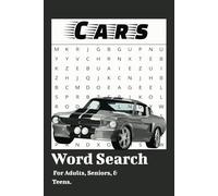 Cars Word Search Puzzle Book: Word Searches with Easy to Read Print about Cars, Racing, Auto Parts and More | 6x9 inches, 110 Pages | 50+ Puzzles ... Gift for Vacations, Holidays, and Free Times