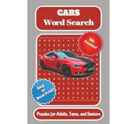 Cars Word Search Puzzle Book: Word Searches with easy to Read Print about Cars, Racing, Hot Rods, and More | 6x9 inches, 110 pages | 50+ Puzzles… Gift for Vacations, Holiday, and Free Times