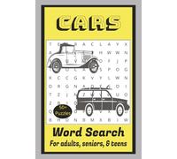 Cars Word Search Puzzle Book: Word Searches with easy to read print about cars, vehicles, automobiles | 6x9 inches, 110 pages | 50+ PUZZLES... Gift for Holidays, Birthdays, Vacations and Free time