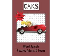 Cars: Word Search Puzzle with Medium/Easy to Read about Hand break, Steering, Spark Plugs and more | 6x9 inches, 110 pages, 50+ puzzles...| Gifts for free times, holidays and gifts