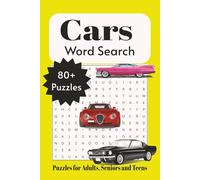Cars Word Search Puzzle: Word Searches with Easy-to-Read Print about Cars, Vehicles, and More| 6x9 inches, 109 pages| 80+ Puzzles ... Gift for Vacations, Holidays and Free Times