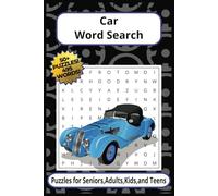 Cars Wordsearch Puzzle Book: Word Search with easy to read print about Cars, parts, models more! - 6 x 9 Inches, 110 Pages, 50+ puzzles Anxiety/Stress relief Free time for vacation