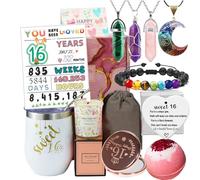 Carselage Regalos de cumpleaños número 16 para niñas, ideas únicas de regalo de cumpleaños de 16 años, decoraciones de cumpleaños para adolescentes, hermana menor, hijas, nietas