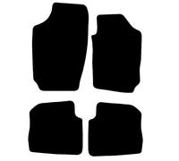 Carsio Alfombrillas de Coche para Skoda Fabia 1999 2007, Ajuste a Medida, Accesorio Completo, Color Negro, Ajuste Personalizado, para Todo Tipo de Clima, Respaldo Antideslizante y Ribete Negro