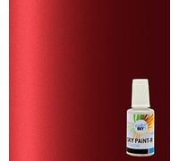 CARSKY lápiz retoque pintura carrocería compatible con Citroën ROUGE LUCIFER NACRE EKQD (botella con cepillo 20ml) + lápiz barniz brillante (botella con cepillo 20ml)