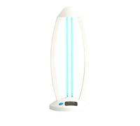 CARSO Lámpara de esterilización UV con ozono UV-C, 65 W, tasa de desinfección antibacteriana, 99 %, lámpara desinfectante para casa, habitación, oficina, escuela (blanco)