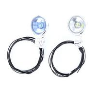 Carson 1:14 7,2/12 V Angle Eyes Blanco Hella ch(2), RC, Accesorios para Tamiya Trucks, Piezas de Repuesto, Piezas de Tuning, fabricación de maquetas, Fabricado en Alemania, 500907574