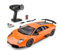 Carson 1:14 Lam.Murcielago SV2.4G 100% RTRorange - Coche teledirigido, iluminación LED, RC, vehículo RC, RC Auto 1:14, Juguete teledirigido
