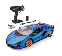 Carson 1:14 Lamborghini Sián 2.4GHz 100% RTR - Coche teledirigido, iluminación LED, RC, vehículo RC, RC Auto 1:14, Juguete teledirigido