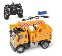 Carson 1:50 Grúa Urbana Nano 2.4 GHz - Coche teledirigido, vehículo RC, 40 min de Tiempo de Juego, Juguete para niños, vehículo de construcción, Coche de Control Remoto