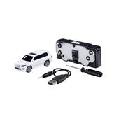 Carson 1:60 Nano Racer Lexus LX570 Blanco - Coche teledirigido, vehículo RC, Juguete para niños, Control Remoto, Coche RC, Mando a Distancia de 2,4 GHz