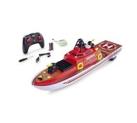 Carson 500108051 RC- Fireboat 2.4G 100% RTR - Barco teledirigido, Barco RC, Barco teledirigido para niños y Adultos, Incluye Mando a Distancia