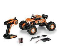 Carson 500404138 Sea Racer 1:12 - Coche teledirigido Anfibio, 100% RTR (Listo para Conducir), para Tierra y Agua, Resistente e Impermeable, con Mando a Distancia 2,4 G, Naranja
